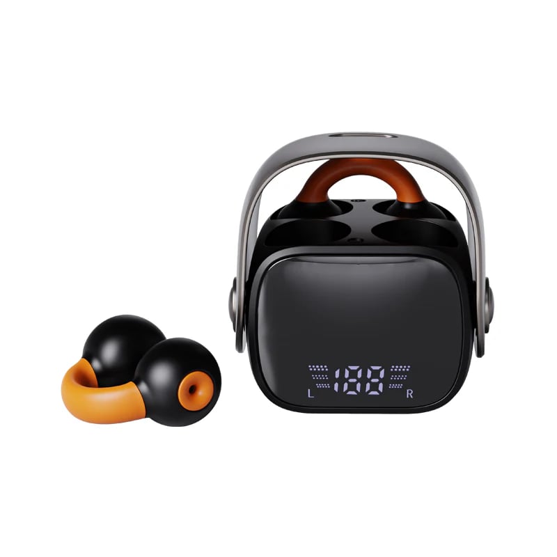 🥰Bluetooth-hodesett med øreklips og digital skjerm🎧