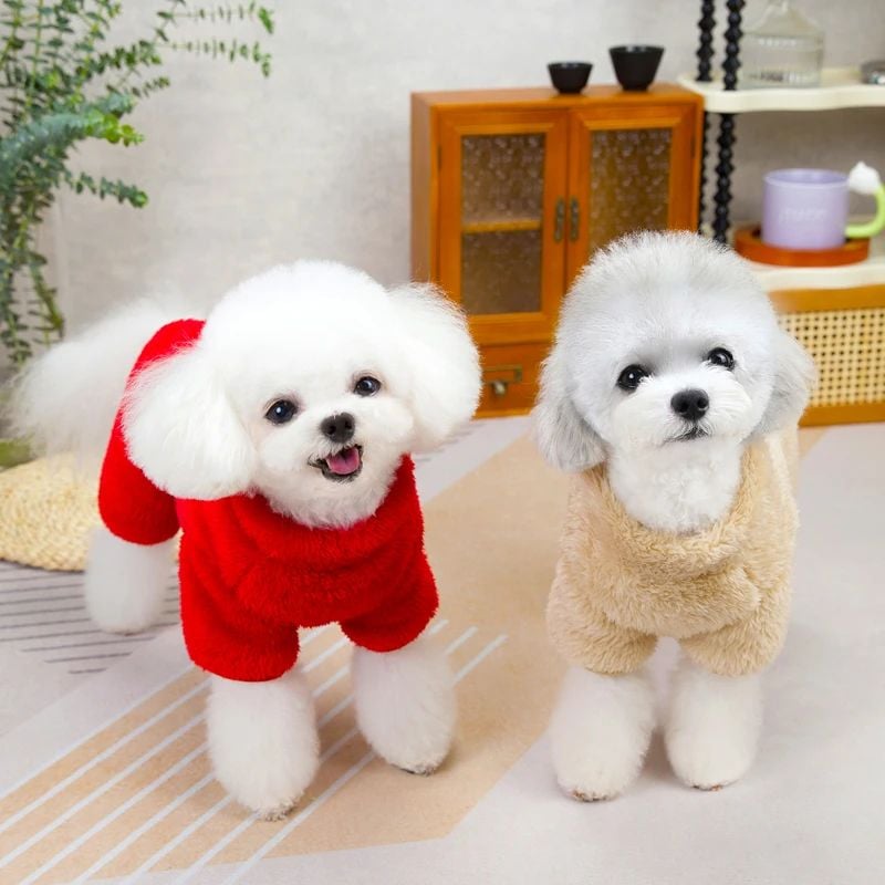 🐶Vinterhundedress med glidelås bak