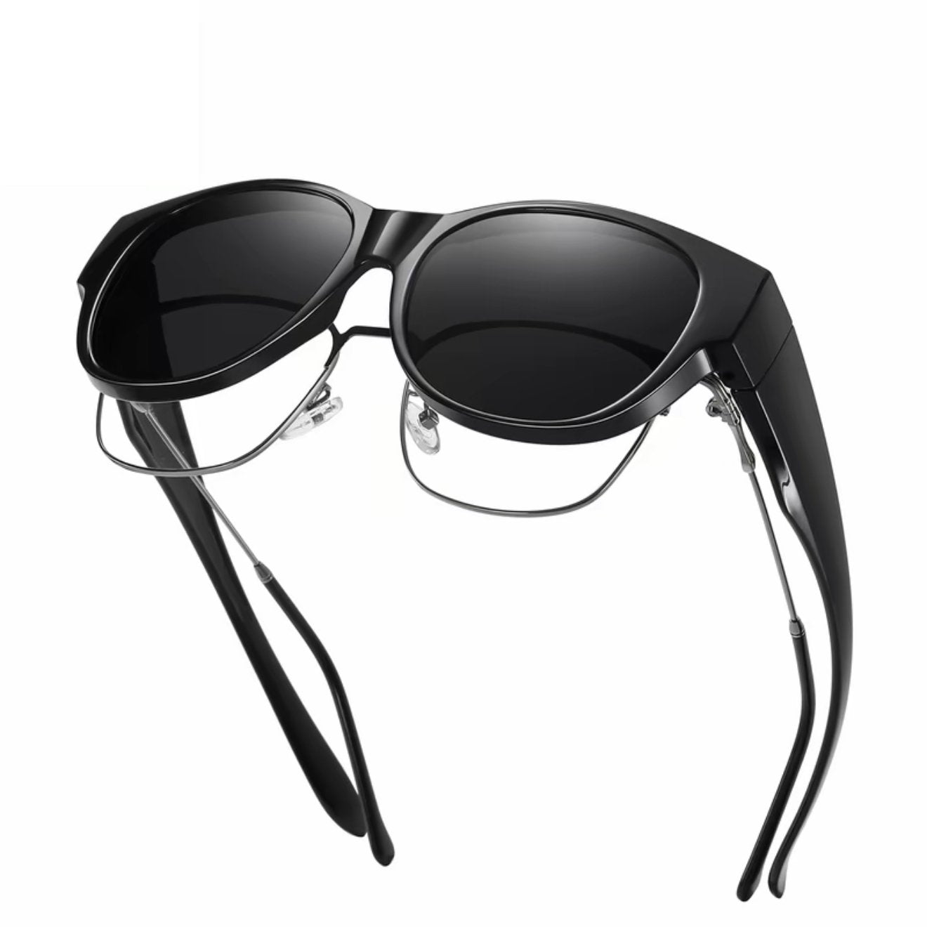 🔥🕶Nye oversized solbriller i «cat eye»-stil med polarisert glass og UV400-beskyttelse