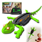 Infrarød veggklatrende gekko RC-leketøy med lys 🦎✨
