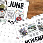🏎️📅F1-utklippsbok for løpskalender 2026 — Den ultimate veggkalenderen for racingfans