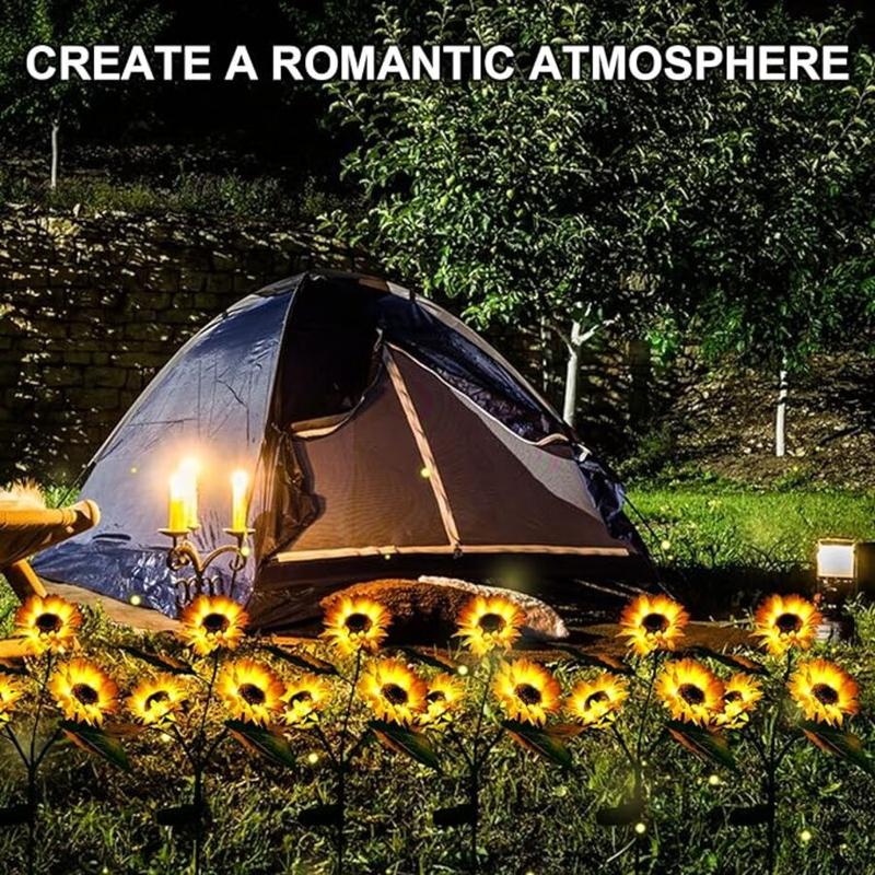 🌻Fabrikk direkte salg 49% avslag - 🌞Solar LED-solsikkehagelys - 29,6 tommer / 74 cm