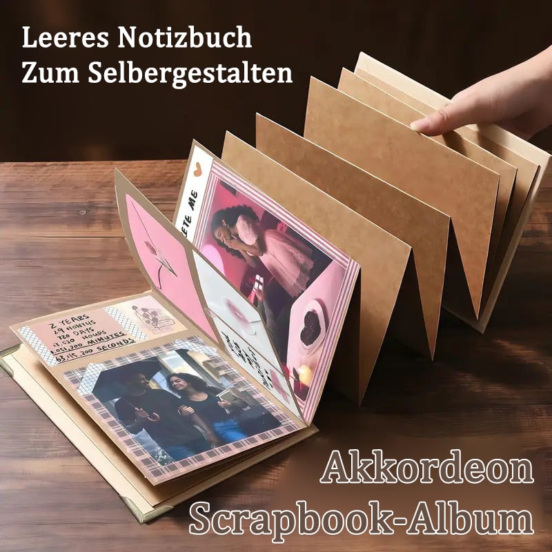 ✨Minnebevareren: 230 cm sammenleggbart utklippsbokalbum 📚