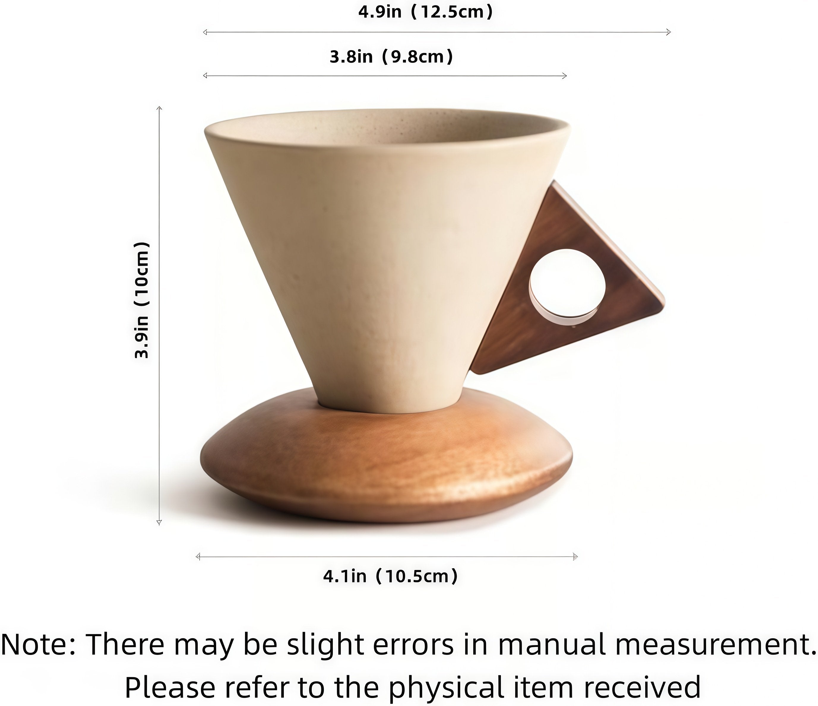 ☕Elegant konisk kaffekopp
