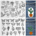 🌸Blomsterlinjer designet blomsterkantmønstre Broderimønstre – Stick & Stitch for nybegynnere