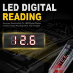 Kraftig 5-90 V digital LED-kretstester
