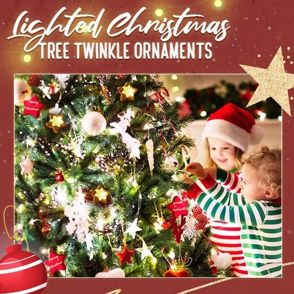 🎁Oplyste juletreglimtpynt