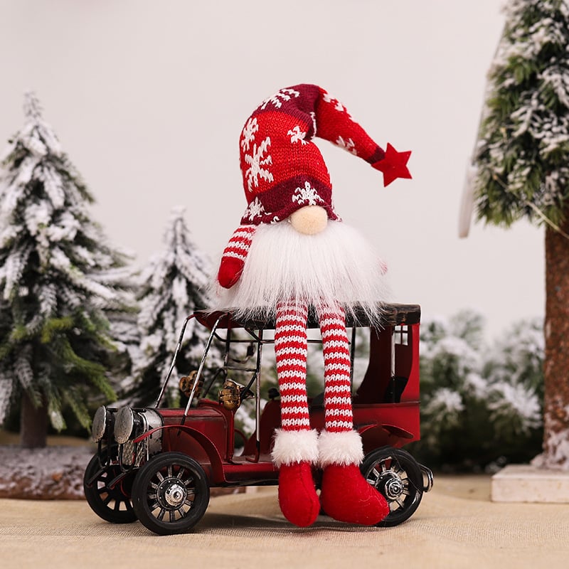 🎄 Julelysende gnomfigur – Festlig juledekorasjon med lys 🎅✨