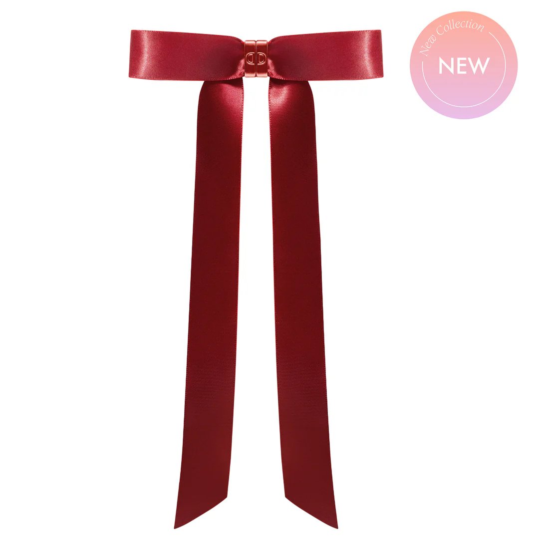 🎀 Magnetisk hårklemme med satengsløyfe – sikkert feste, elegant stil, ingen skader!✨💕