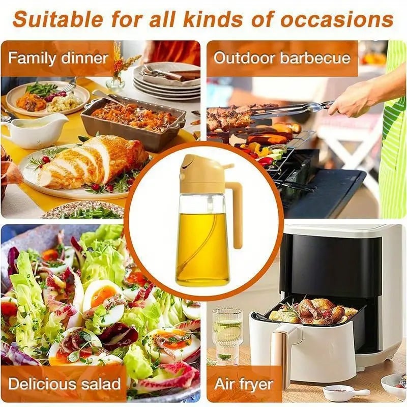💥Hot Sale 49% OFF💥Spray & Pour Glass Oil Bottle