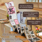 ✨Minnebevareren: 230 cm sammenleggbart utklippsbokalbum 📚