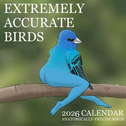 🔥2026 NYHET🔥2026 Kalender med ekstremt nøyaktige fugler🐦📅