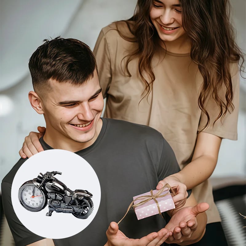 Kreativ Motorsykkelvekkerklokke