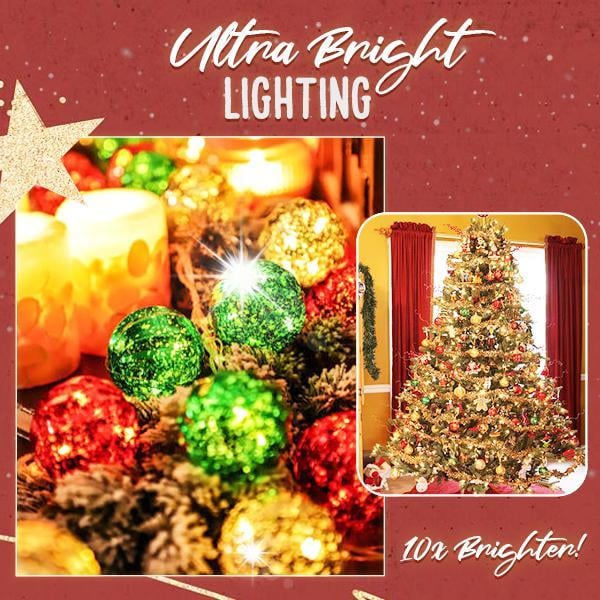 🎁Oplyste juletreglimtpynt
