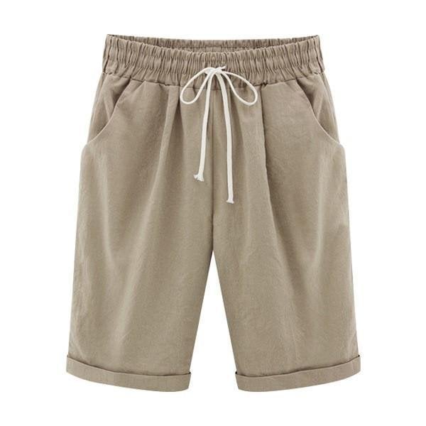 Elastisk midje, avslappet og komfortabel sommershorts