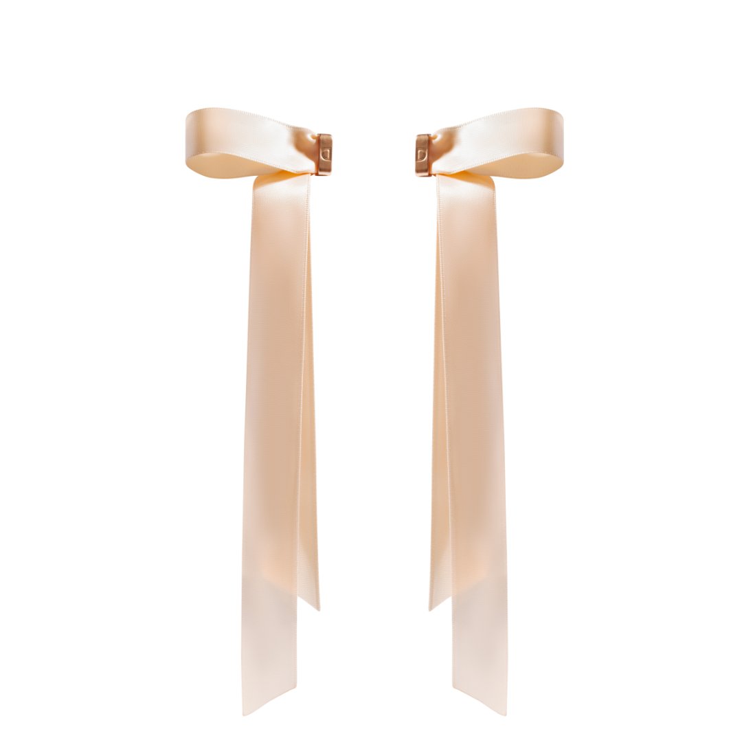 🎀 Magnetisk hårklemme med satengsløyfe – sikkert feste, elegant stil, ingen skader!✨💕