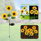 🌻Fabrikk direkte salg 49% avslag - 🌞Solar LED-solsikkehagelys - 29,6 tommer / 74 cm