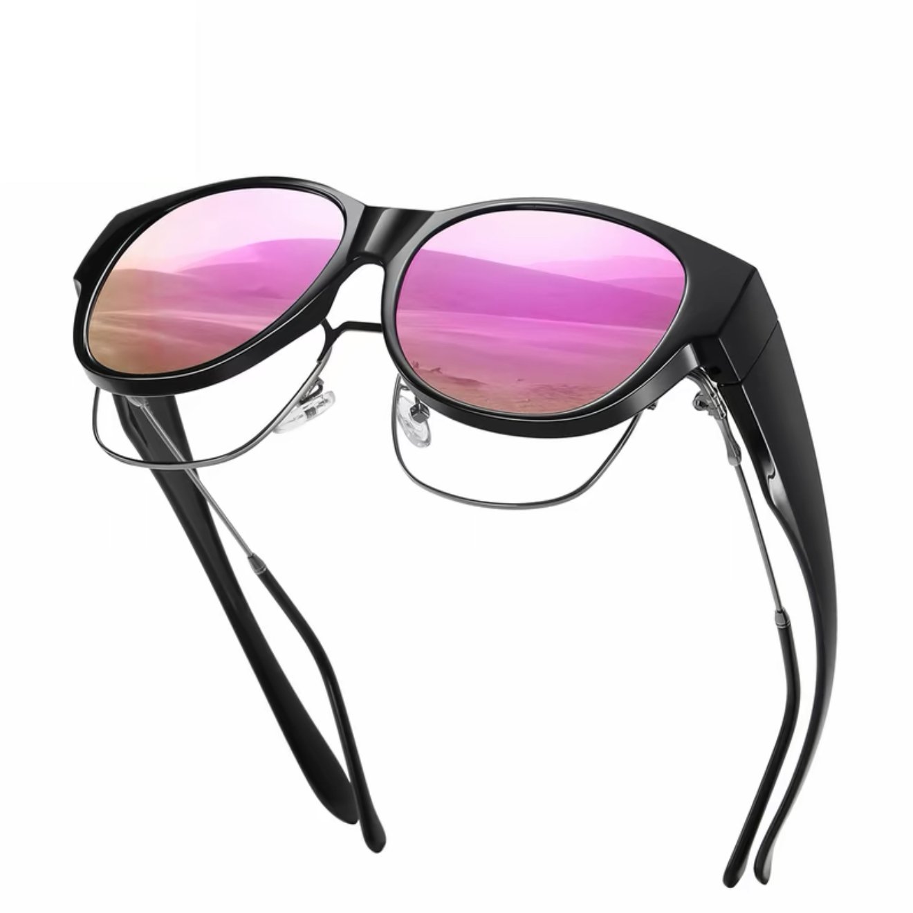 🔥🕶Nye oversized solbriller i «cat eye»-stil med polarisert glass og UV400-beskyttelse