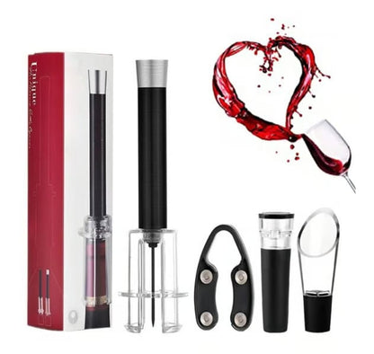 🔥Hotselgende produkt 💥🍾Luftpumpe Korketrekker Vinflaskeåpner Sett