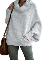 {Gratis Frakt}✨Gensere med cowl-hals for damer med lommer