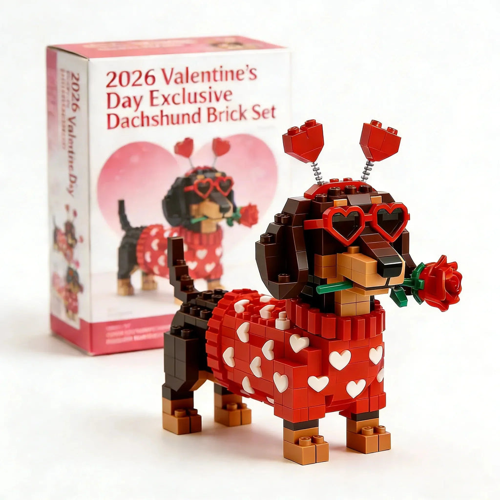 💖 2026 Valentinsdag eksklusivt Dachshund-klossesett 🐕