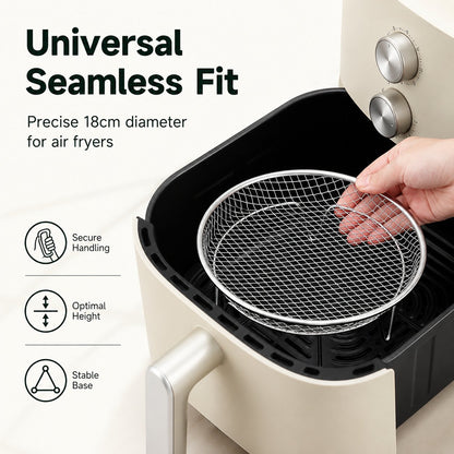 🔥🥘 Airfryer-rist i rustfritt stål – Sprøtt uten anstrengelse