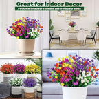 🌺UV-resistent fargerik kunstig blomst💖
