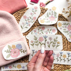 🌸Blomsterlinjer designet blomsterkantmønstre Broderimønstre – Stick & Stitch for nybegynnere