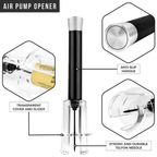 🔥Hotselgende produkt 💥🍾Luftpumpe Korketrekker Vinflaskeåpner Sett