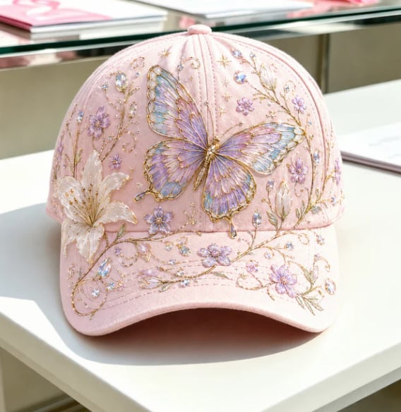 🔥Siste dag – 50 % rabatt 🌸🌿 Garden Morning Cap