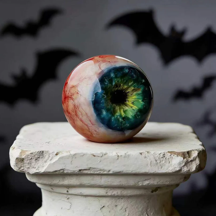 ⚡Hyperrealistisk dekorasjon i form av et monsterøye 👁️