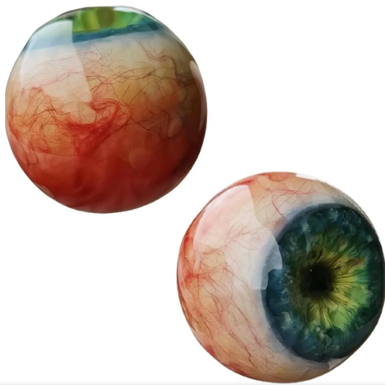 ⚡Hyperrealistisk dekorasjon i form av et monsterøye 👁️