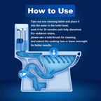 🔥Kjøp 1 få 1 gratis - 🍋Sitronduftende toalettskålrengjøringstabletter