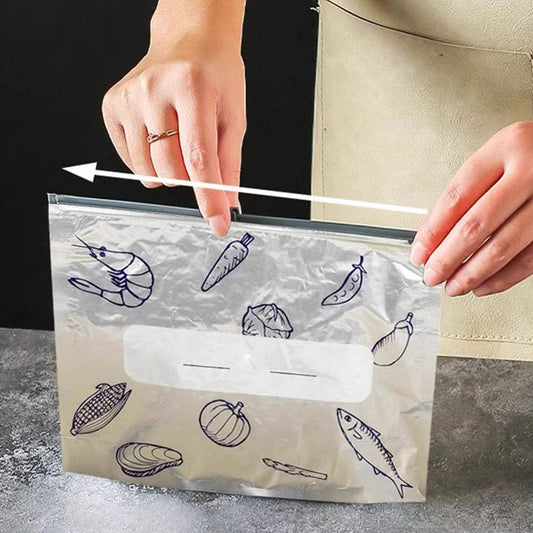 Antibakteriell friskhetspose i aluminiumsfolie