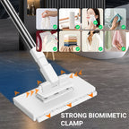 💥 Siste dag! 50 % rabatt 💥Engangsmopp med 10 gjenbrukbare kluter