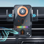 🔥HOT SALE 50% OFF🎁⚡Over 50.000 solgte! 📱Smart 2-i-1 roterende mobiltelefonholder og trådløs lader i bilen⚡