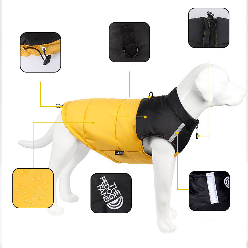 🐶Vanntett vindtett vinterfrakk til hund