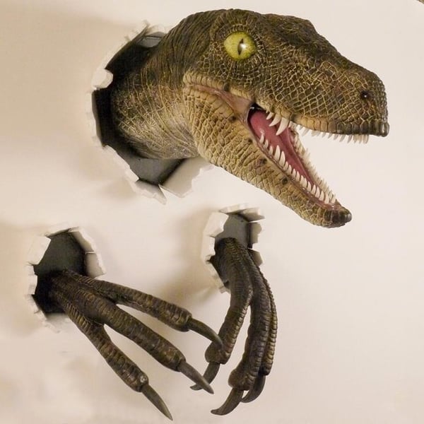 🎉3D-dinosaur-veggdekorasjon🦖