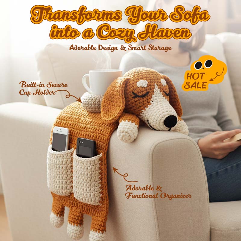 🎁Nyttårssalg 50 % rabatt💖 Søtt hundeformet stolarrangør