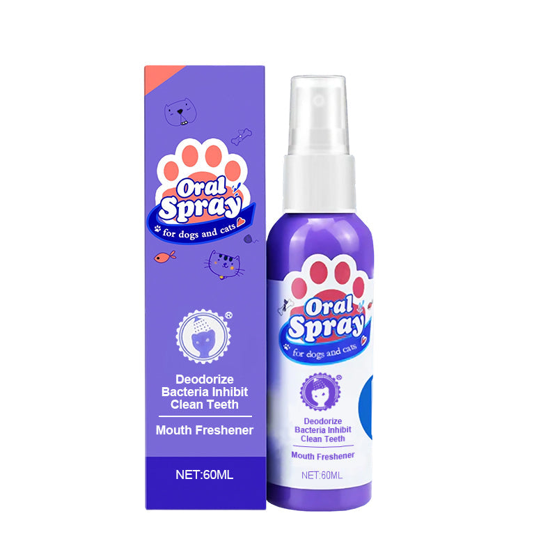 Tannrengjøringsspray for kjæledyr